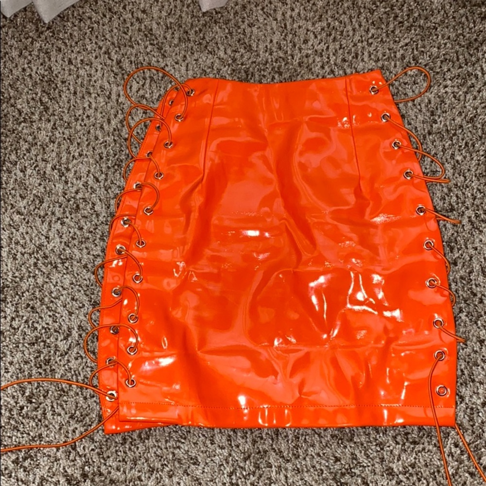 Orange skirt